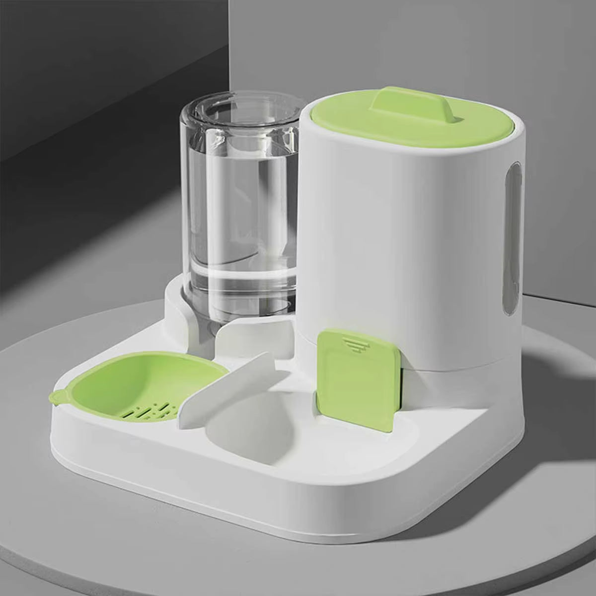 Feeder - Dual-Purpose Drinking and Feeding Unit - Convenient, Simple, Large Capacity -Suitable for Small and Medium Dogs and Cat