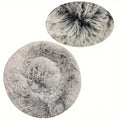 Round Large Dog Bed Winter Warm Plush Dog Bed for Medium Dog House Sleeping Dog Kennel Removable Small Cat Sofa Accessories