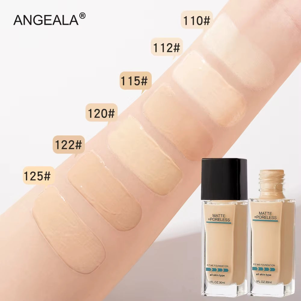 Professional Full Coverage Liquid Foundation Long Lasting BB Cream Makeup Base Waterproof Concealer Face Foundation