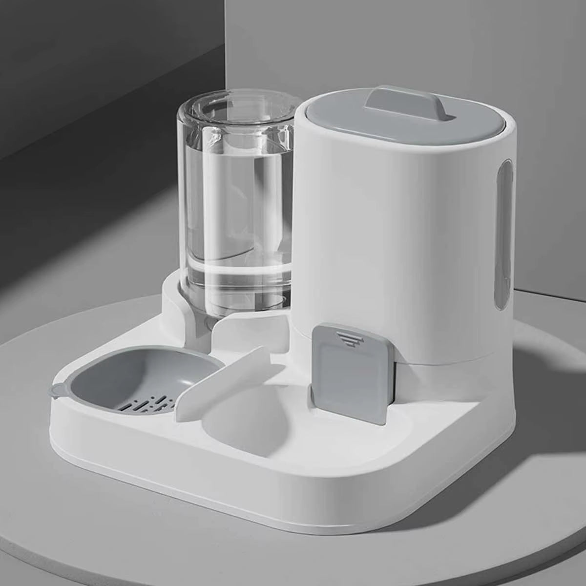Feeder - Dual-Purpose Drinking and Feeding Unit - Convenient, Simple, Large Capacity -Suitable for Small and Medium Dogs and Cat