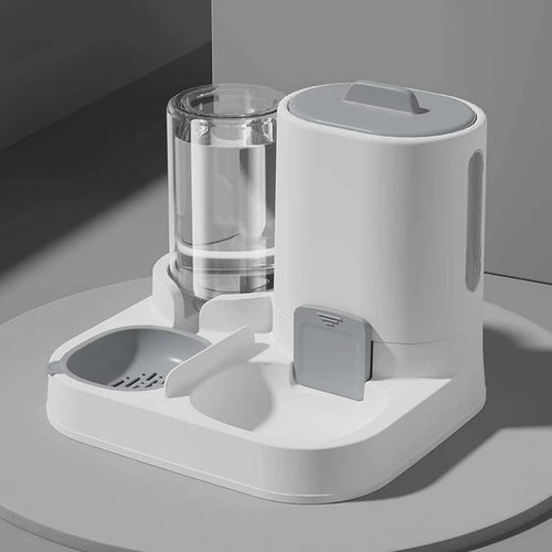 Feeder - Dual-Purpose Drinking and Feeding Unit - Convenient, Simple, Large Capacity -Suitable for Small and Medium Dogs and Cat