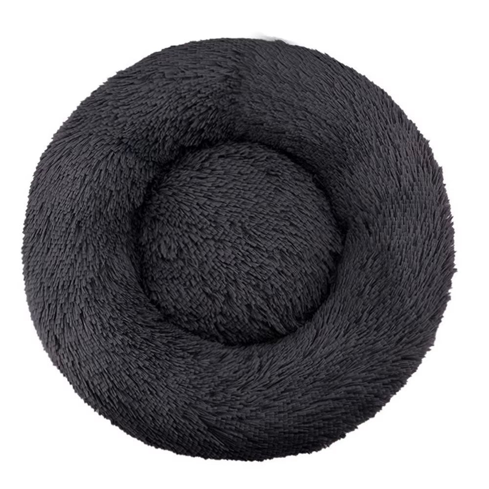 Round Large Dog Bed Winter Warm Plush Dog Bed for Medium Dog House Sleeping Dog Kennel Removable Small Cat Sofa Accessories