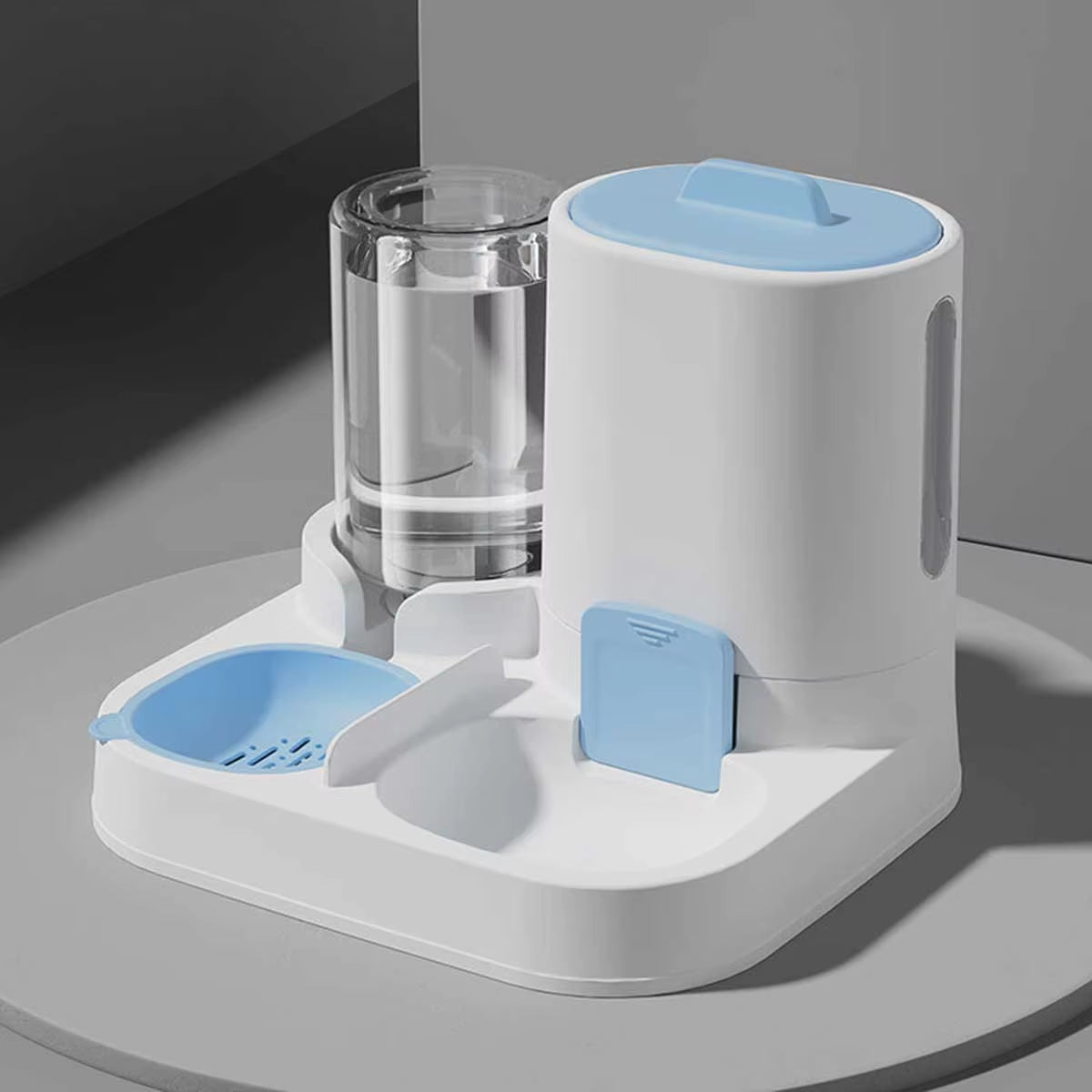 Feeder - Dual-Purpose Drinking and Feeding Unit - Convenient, Simple, Large Capacity -Suitable for Small and Medium Dogs and Cat