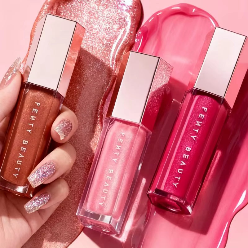 Hot Sale  Lip Gloss Multicolor Moisten Shine Glitter Lip Plumper Makeup Beginner Liquid Lipstick Makeup Cosmetics