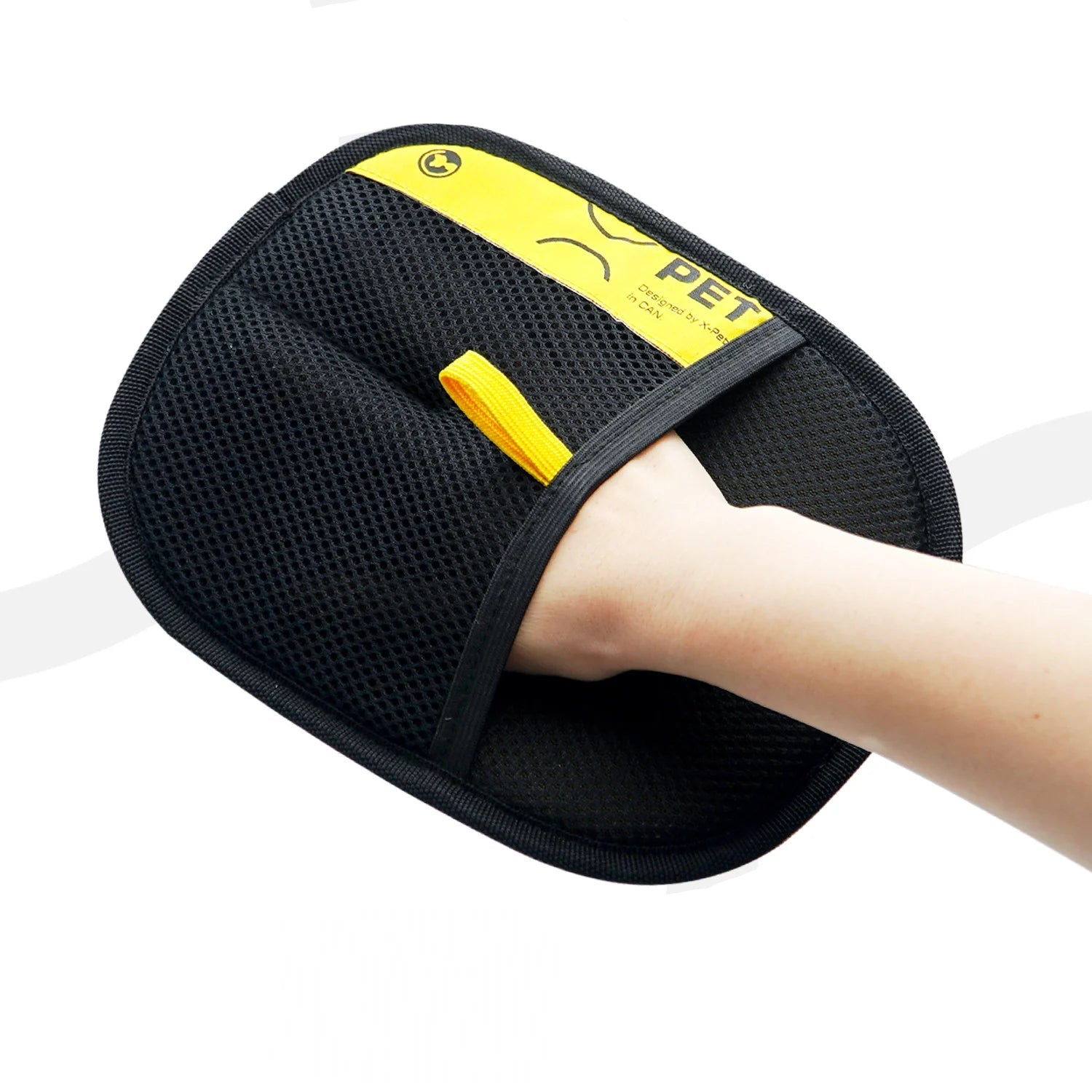 Pet Hair Remover Gloves Electrostatic for Cats Dogs, Reusable Washable Grooming Glove with 2-In-1 Lint Roller Brush - Safe Non-T